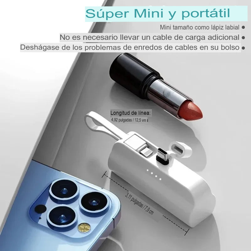 Mini Cargador portátil 4000 mah: Bluelight Mini Charger🔋