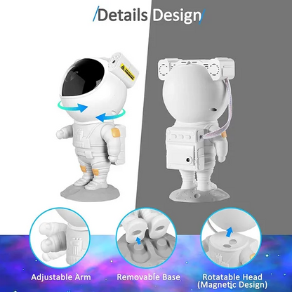 Astronauta Proyector con Control Remoto para Ajustes de Proyección