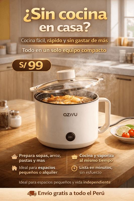 Mini olla electrica Multiuso 1.8L