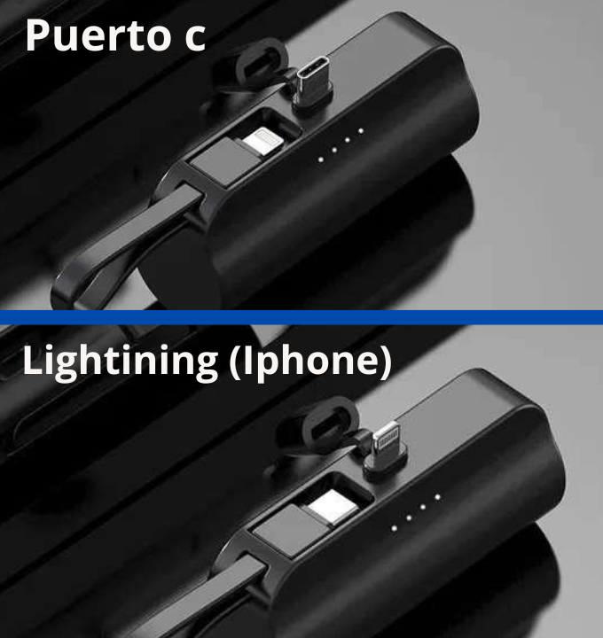 Mini Cargador portátil 4000 mah: Bluelight Mini Charger🔋