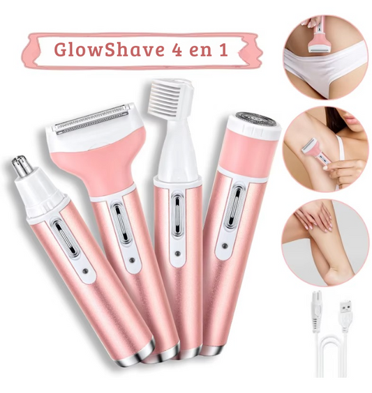 Depiladora femenina 4 en 1: GlowShave 4 en 1