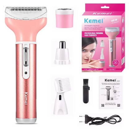Depiladora femenina 4 en 1: GlowShave 4 en 1