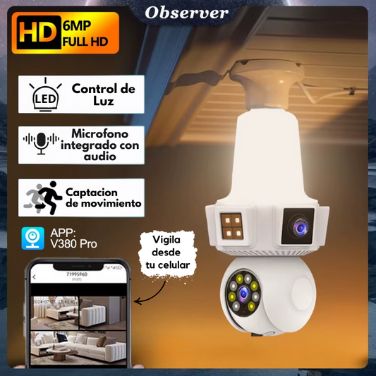 Vision Pro 360: Foco camara de seguridad